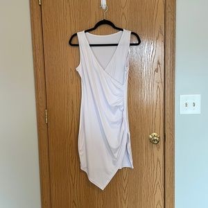 White bodycon dress